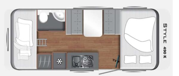 Plan Wohnwagen LMC Style 490K